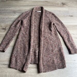 Christian Berg Open Front Cardigan Sweater Mohair Wool Blend Women's EU 36 US S